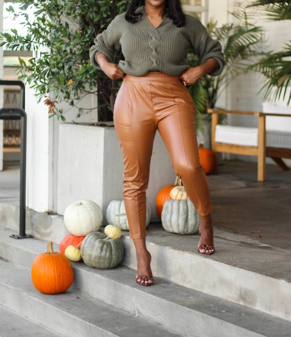 NEW VERY J monet cutout sweater - plus in olive